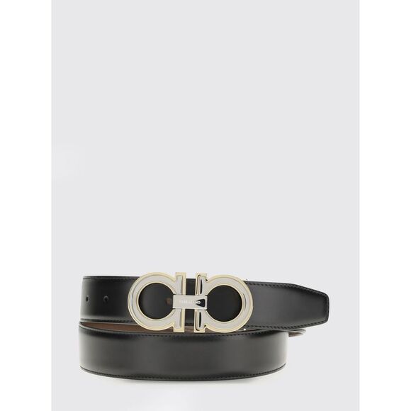 Ferragamo Belt Men Black
